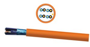 Vatrootporni instrumentacijski kabel upletena žarena obična bakrena žica Cu/Mica/XLPE/OS/LSZH