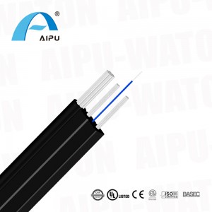 Outdoor FTTH ຮອງຮັບ Bow-Type drop Cable