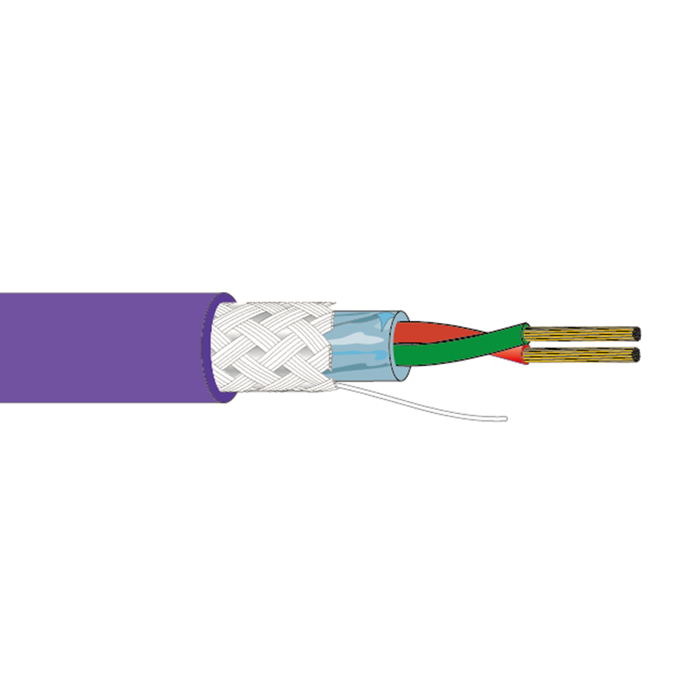 Siemens PROFIBUS DP kabel 1x2x22AWG