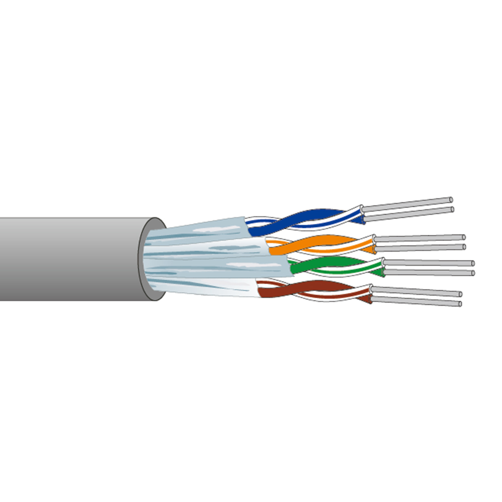 Cavo di cumunicazione Multipair RS422 Cable 24AWG Instrumentation Cable Cavu di trasmissione di dati per Wire Building
