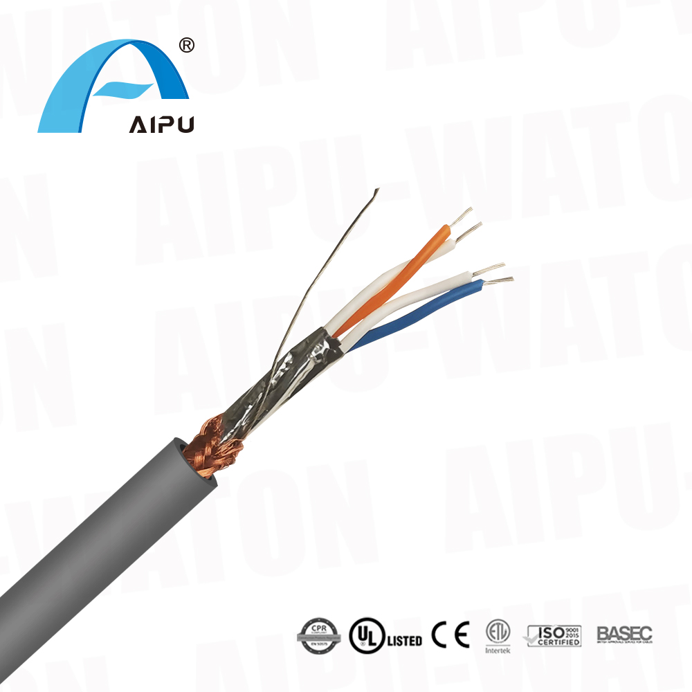 Računalni kabel Bulk Cable Koaksijalni kabel RS232 kabel MultiPair kabel LAN kabel Pletenica od folije Zaštićena za pretvarač uređaja za upravljanje proizvodnim procesom