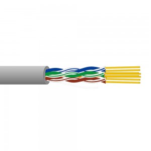 Вогнестійкий броньований загальний екранований інструментальний кабель Cat5e Кабель локальної мережі U/UTP 4 пари кабелю Ethernet Твердий кабель 305 м