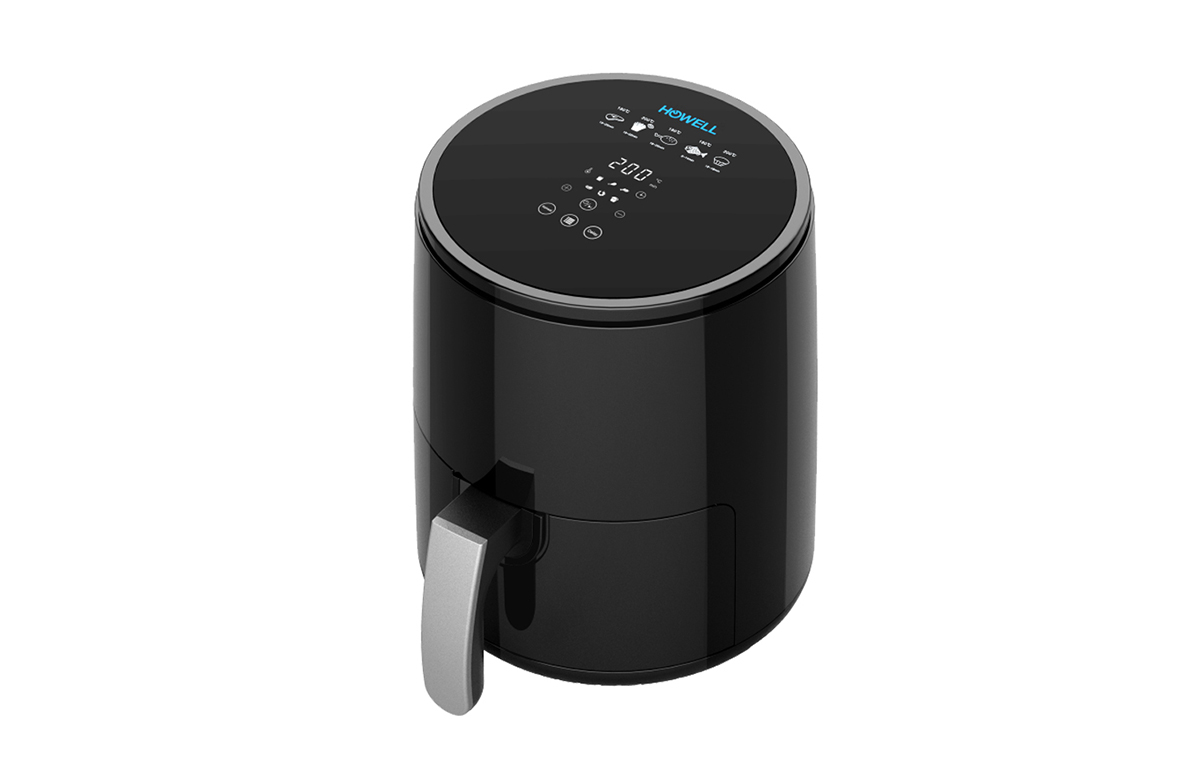 3.2L LED Smart touch Control Non-stick Fry Basket digital Bebas minyak tanpa minyak Penggoreng udara Untuk Dapur