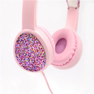 Headphones Inlay Diamond Wired Exquisite: Zelalbûn û Performansa bêhempa