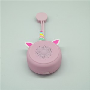 Magical Sound Waves: Unicorn Waterproof Bluetooth Speaker nga adunay Suction Cup