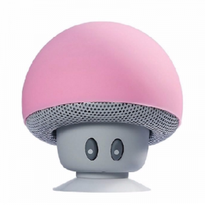 Portable at Waterproof Mushroom Bluetooth Speaker – Isang Creative Mini Speaker na may Suction Cup