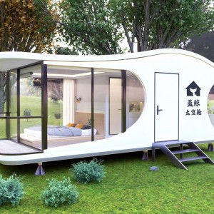Prefabrikovaný pohyblivý modulární dům – velrybí domov