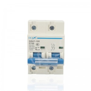 AISO Professional Miniature Circuit Breaker Արտադրող Dz47-100 2 Pole 100AMP MCB RCCB/MCB