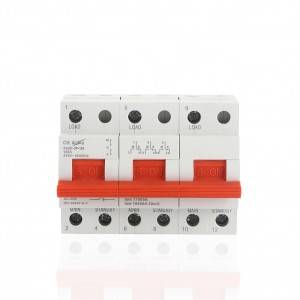 3P 125A Chang Over Transfer Switchover Switch