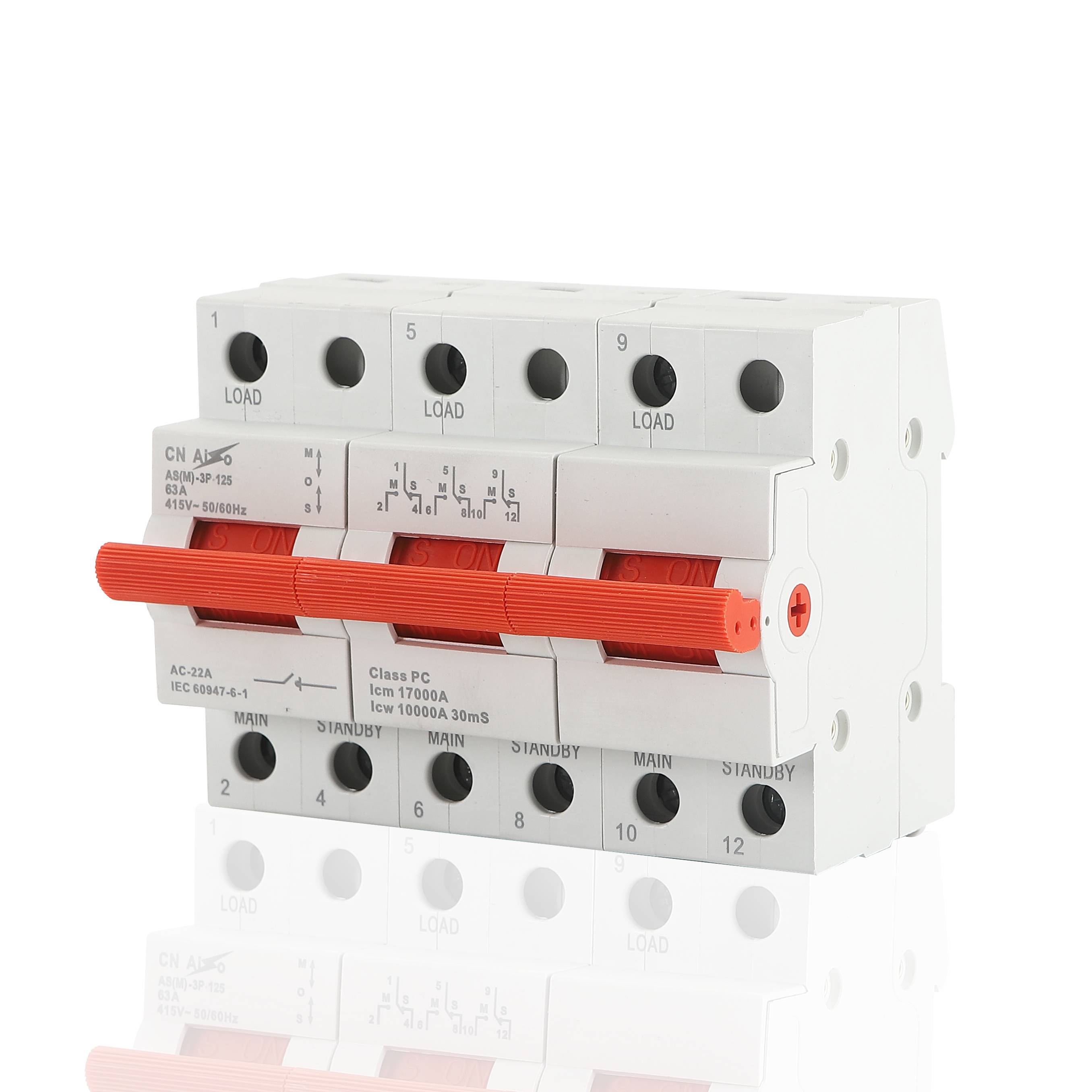 3P 100A Transfer Transfer Changeover Switch