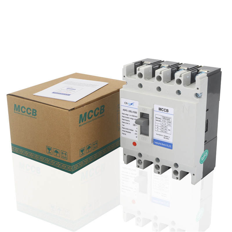 Moulded Case Circuit Breaker Thermo-Magnetic Adjustable Hom 100A Ncej 3p / 4p 16-125A nrog Kema & CE Certified