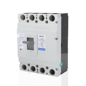 Disjuntor caixa moldada AISO série 3 polos/4 polos MCCB para distribuição de energia