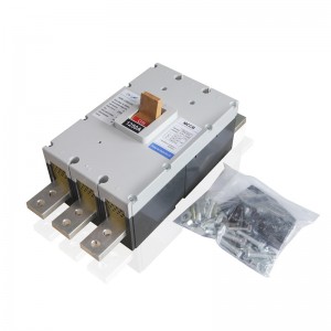 Earth Leakage Protection ပုံသွင်းထားသော case အမျိုးအစား Low Voltage mcb 3p 4p 1250a 400v 1250amp circuit breaker