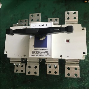 Issiq sotiladigan 400A 3P 4P yuk izolyatorli kaliti Idoralar IEC sertifikati bilan AC ajratilgan kalit