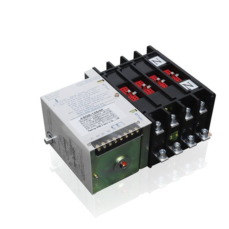 Interruptor de transferencia automática de doble potencia ASQ 125A 4P ATS