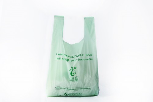 biologicky odbúrateľná nákupná taška