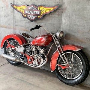 Retro estilo industrial estilo punk motocicleta metal hierro decoraciones colgante de pared