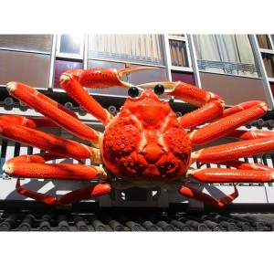 Glasfiber anpassad storlek krabba Skulptur väggdekoration