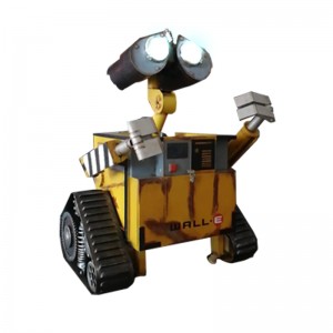 Pielāgots retro dzelzs lielais WALL-E robota modelis