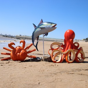פסל בעלי חיים בנושא ימי