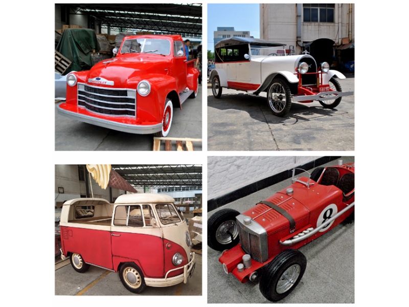 Воведување на производи на серијата Vintage железни автомобили