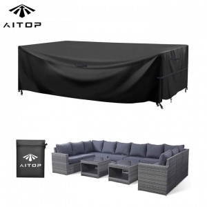 600D Thicker Oxford Fabric Oversize Out Door Patio Sofa Cover