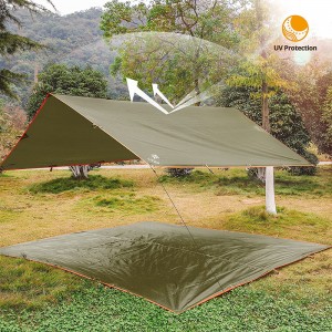 Outdoor Multifunctional Camping Traveling Backpacking Tarp Shelter Rain Fly