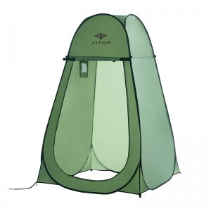 Партатыўная душавая палатка для адпачынку на адкрытым паветры, распранальня, кемпінгавыя прытулкі
