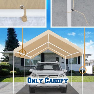 Aitop Heavy Duty ПВХ навес для замены гаража Воданепранікальны аўтамабільны навес Верхняя палатка
