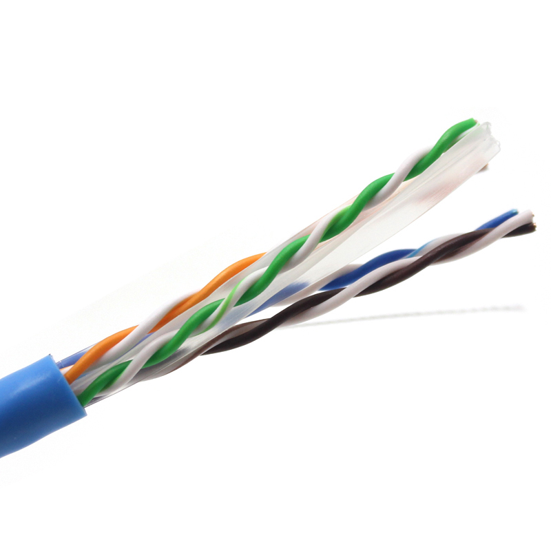 Cable LAN de datos de comunicación UTP de cable Ethernet de cobre puro CAT6