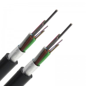 Cable blindado de aluminio para exteriores monomodo de cable de fibra óptica GYTA