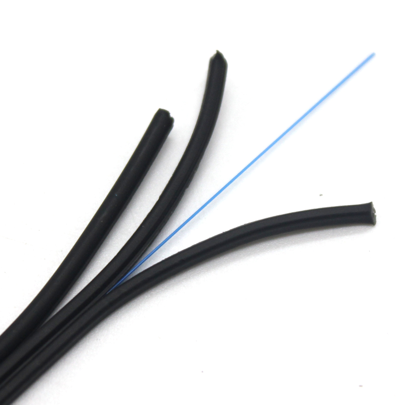 Cable de descenso al aire libre de la base FTTH de FTTH 1-12 con el kabel de fribra óptica de la chaqueta de LSZH