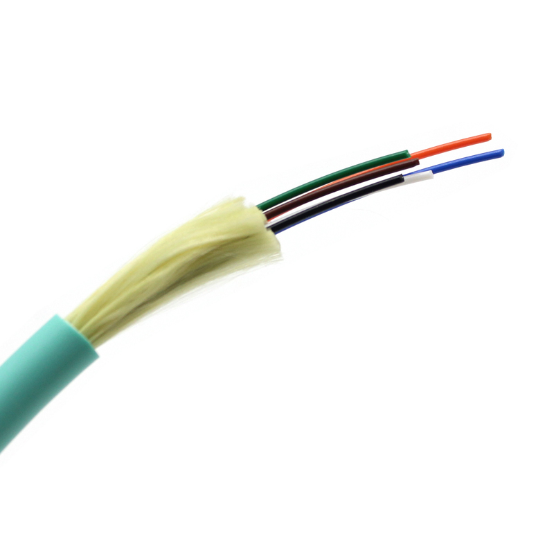 Cable de fibra óptica imbere imbere multimodo OM3 OM4 de 6 núcleos de cable de fibra óptica
