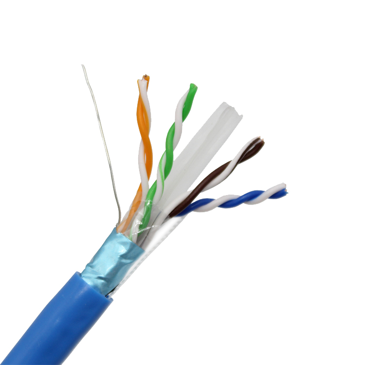 Pull Box Kabel ethernet Fluke Test 4 par 23 AWG Cobre FTP Cat6 1000ft LAN netværkskabel