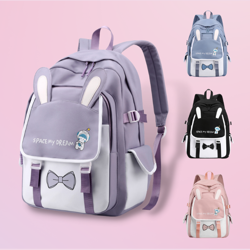Siswa SMP jeung SMA Kasual Backpacks Travel Kantong Laptop