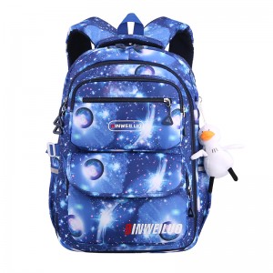 Malaking Kapasidad Trolley School Bag Casual Breathable Panlabas na Backpack XY6739