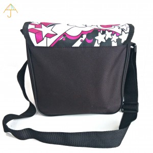 Bolso personalizado de fábrica para niños, bolso de dibujo DIY, bolso de mensajero con purpurina de unicornio, bolsos