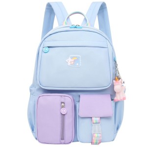 Cute Cartoon Girl Backpack Yakakura Capacity Inogadzikana uye inopenya XY6712