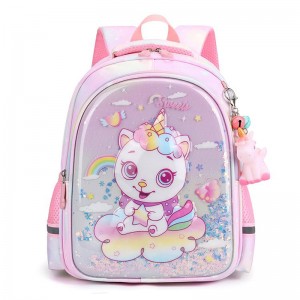 Pink Cute Little Swan Unicorn børne rygsæk XY6706