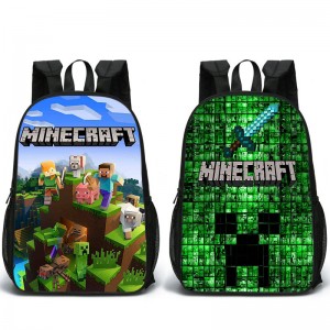 Minecraft New Reversible Multifuncional Teen Men's Backpack ZSL147