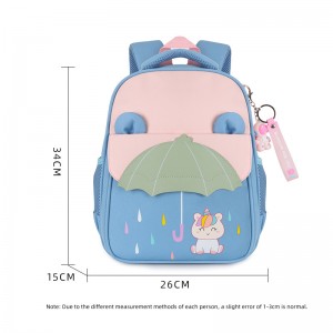 Lahek potovalni nahrbtnik za prosti čas XY12455713 otroški nahrbtnik s srčkano risbo