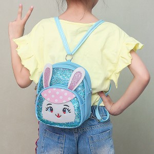 Cute Cartoon School School Bag Girl Fur Backpack