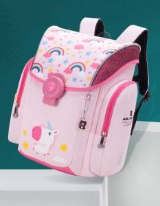 Kids Cartoon Stationery Backpacks para sa Boys Girls Elementary School Bags Bookbag