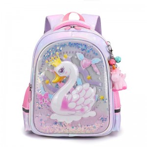 Розовый милый детский рюкзак Little Swan Unicorn XY6706