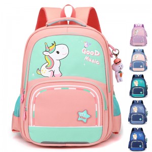 Cartoon Cute Kōmāmā a Tamariki Peeke Ākonga Unicorn Schoolbag XY12455708