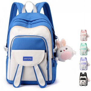 Cute Rabbit Ears Girl Backpack Girl Schoolbag Japanese ubhaka ZSL204