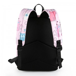 حقيبة ظهر لحماية الظهر بطبعة كرتونية على شكل تلميذ من الرسوم المتحركة ZSL166