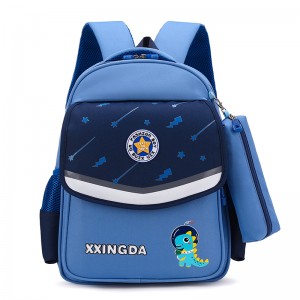 Color Contrast Lightweight Schoolbag Cartoon Dinosaur Kindergarten Backpack ZSL116