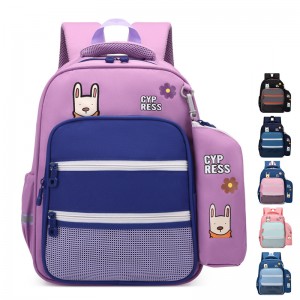 Študentska šolska torba, dekliški nahrbtnik v kontrastni barvi, risanka, ljubek nahrbtnik za fantka in deklico ZSL200