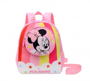 I-Cartoon Unicorn Kids Backpack Mickey kunye noMinnie Travel Bag ZSL115